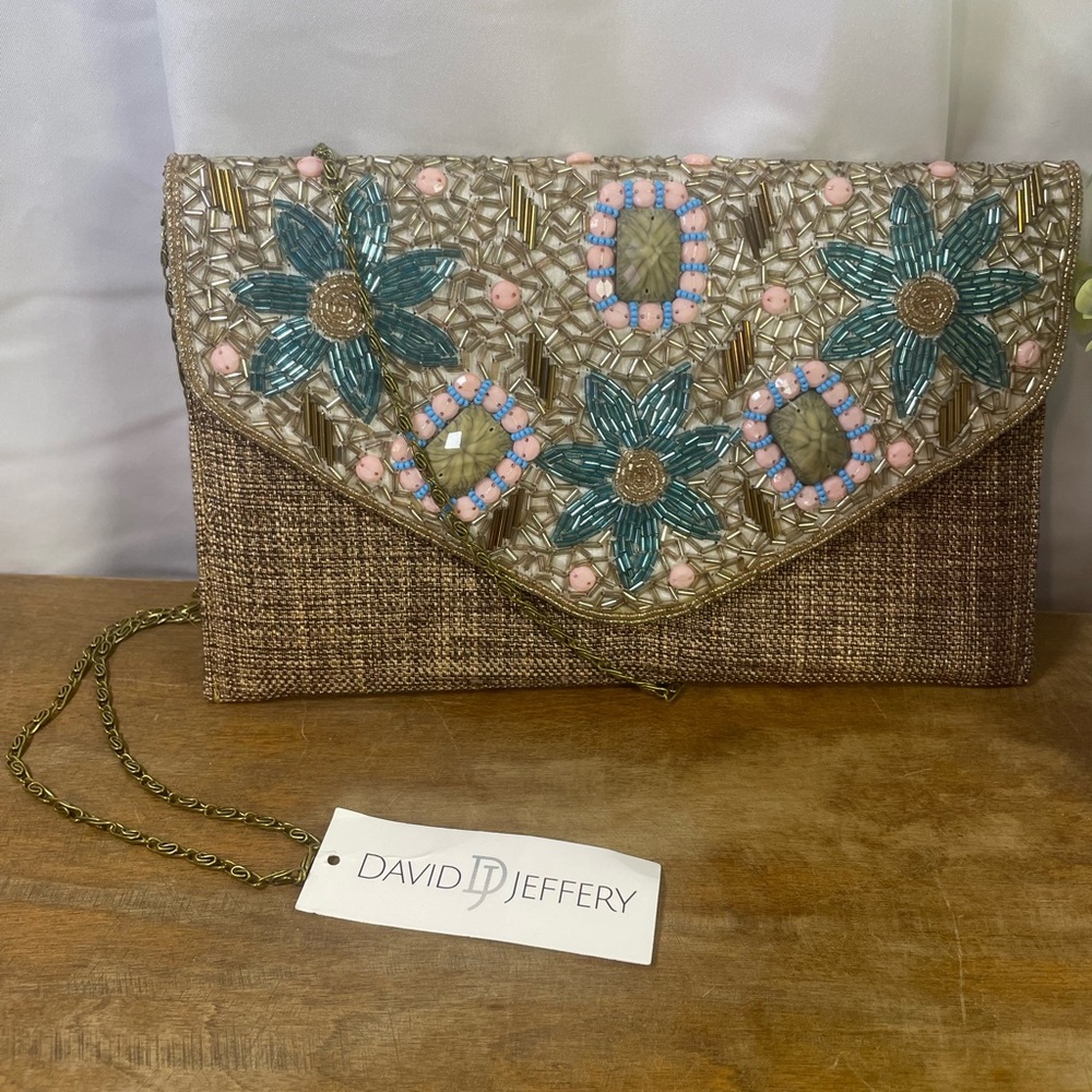 David Jeffery beaded purse *NWT*